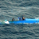 A fiberglass sub seized by the Coast Guard in 2007. Fiberglass is almost undetectable by sonar or radar. (Photo: U.S. Coast Guard and U.S. Navy)